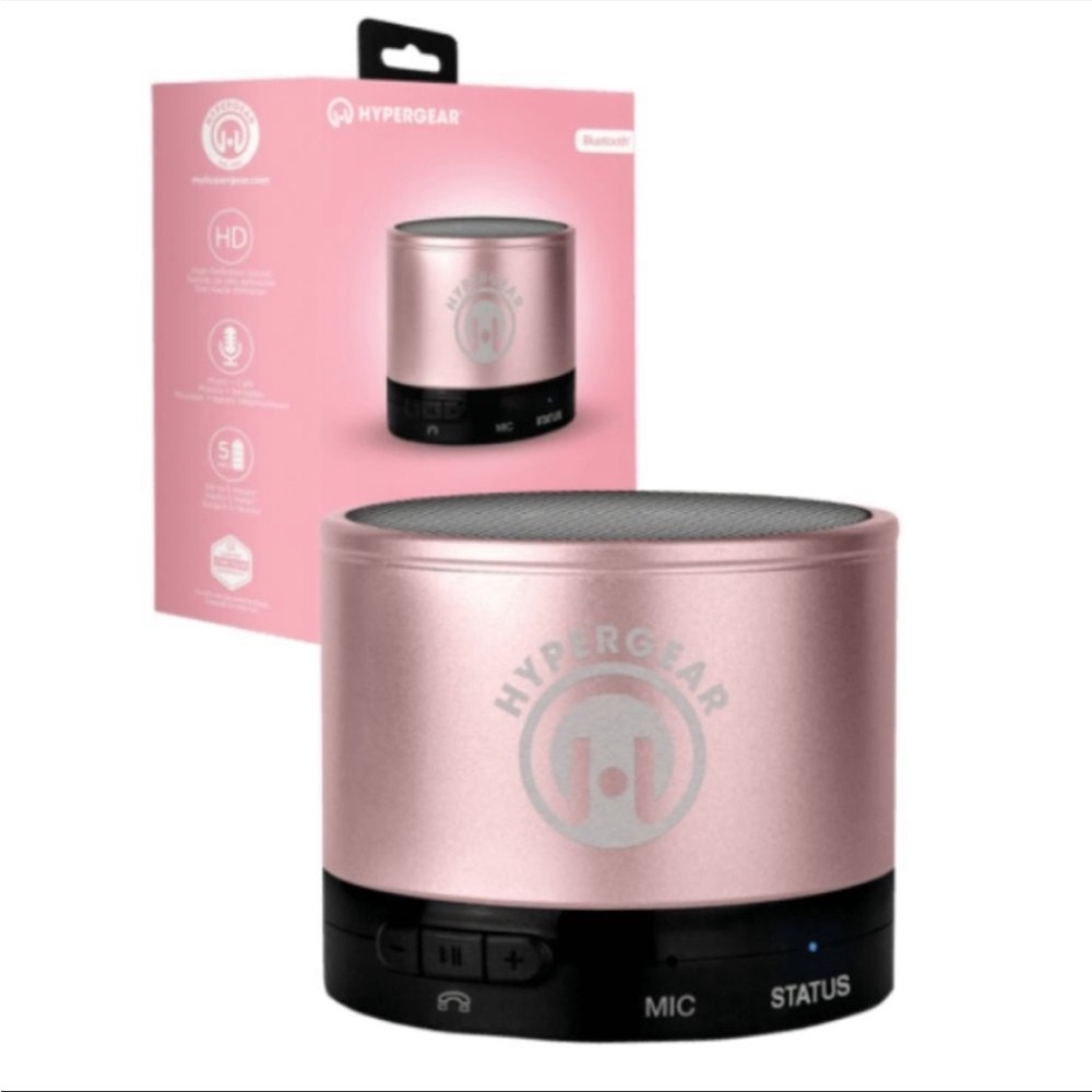 Hypergear Miniboom pink wireless speaker NWT Party, Travel, outdoors must have